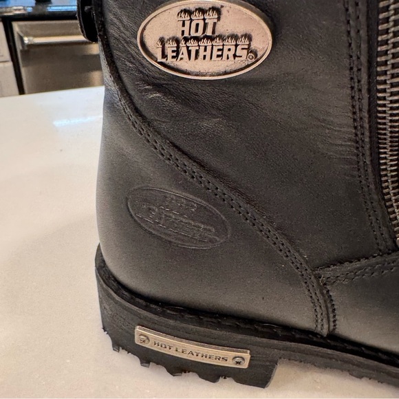 NEW! Hot Leathers BTL1009 Ladies Sugar Skull Cap Toe Black Leather Boot Sz 10.5 - Picture 14 of 14